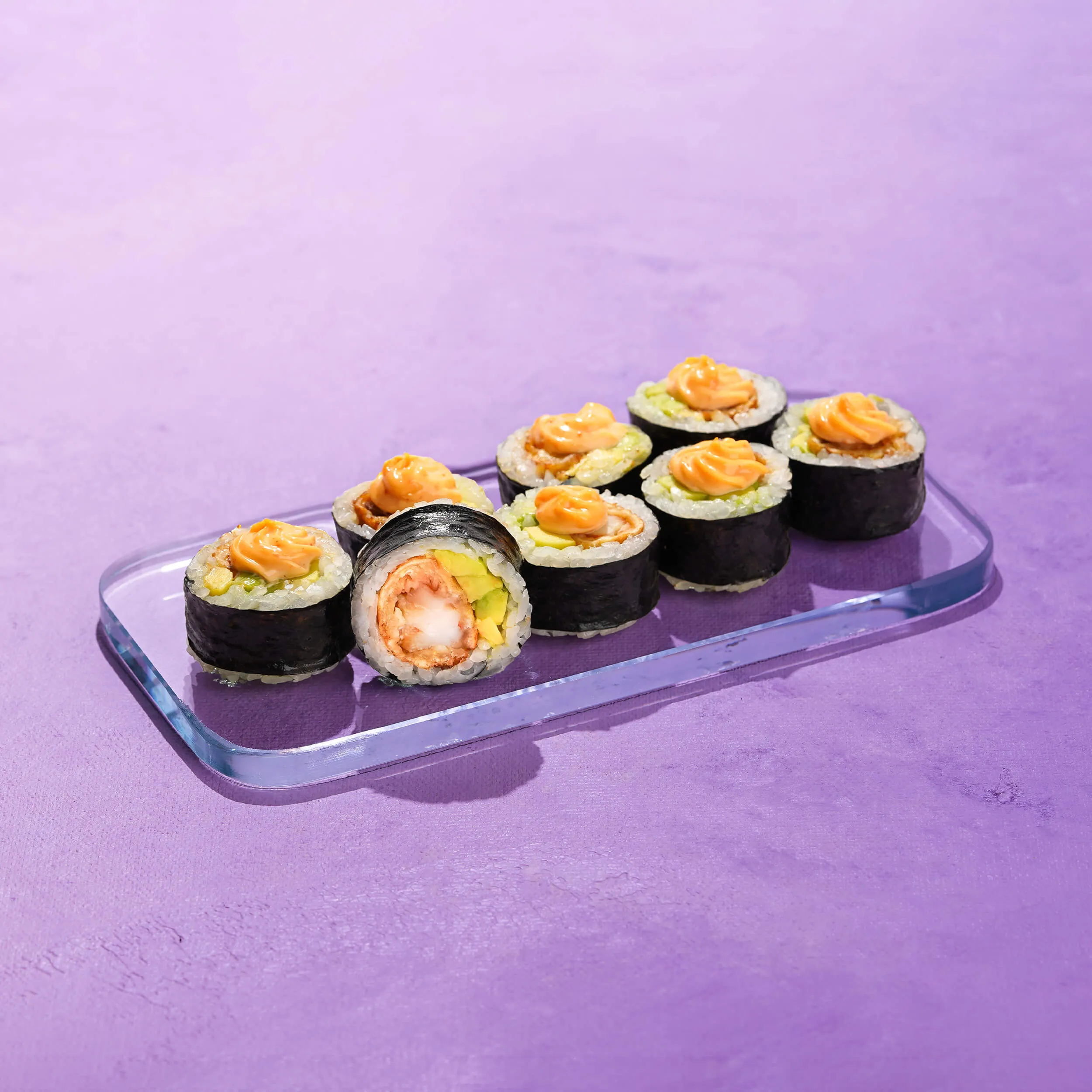 Мини-ролл с креветкой