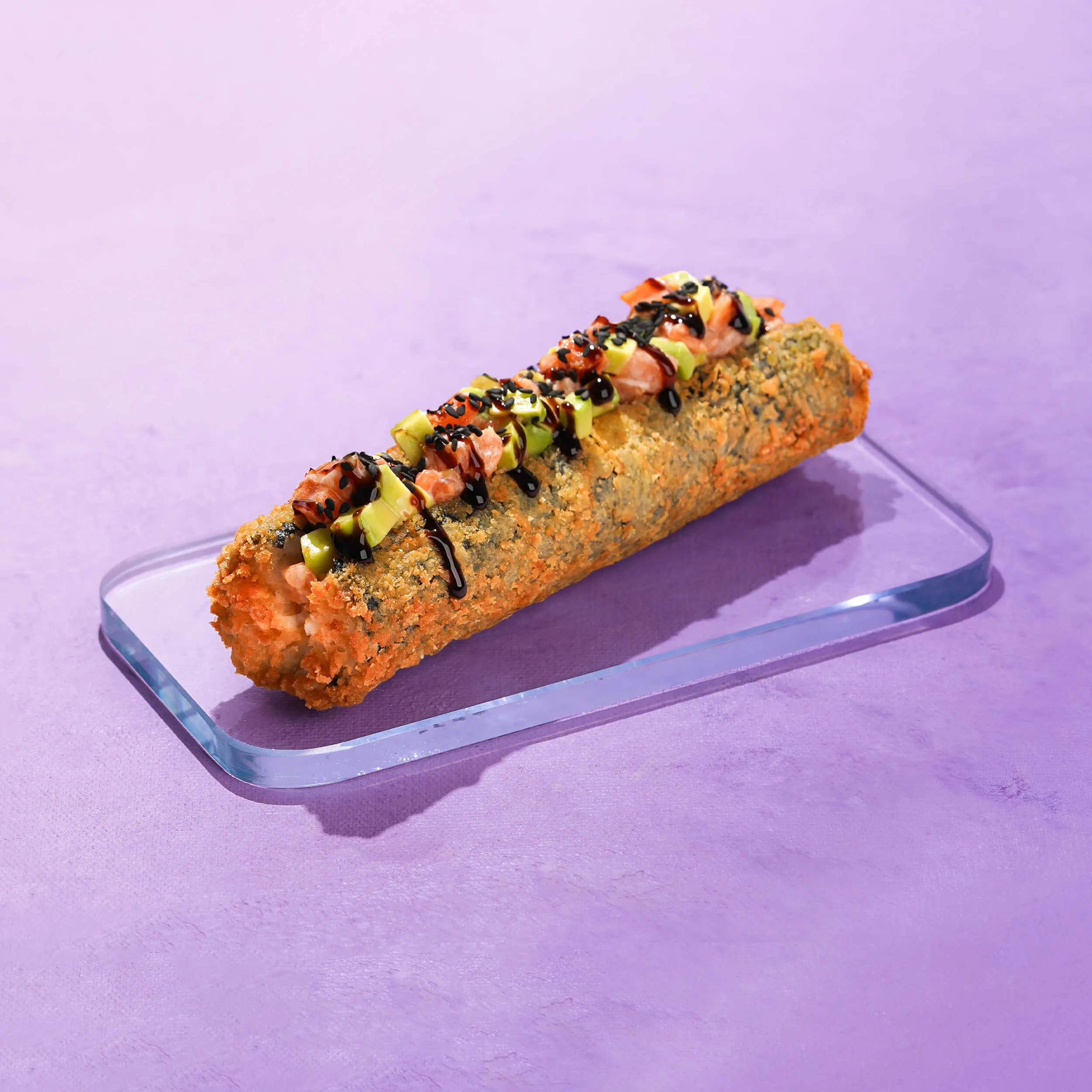 Ролл-Дог с лососем