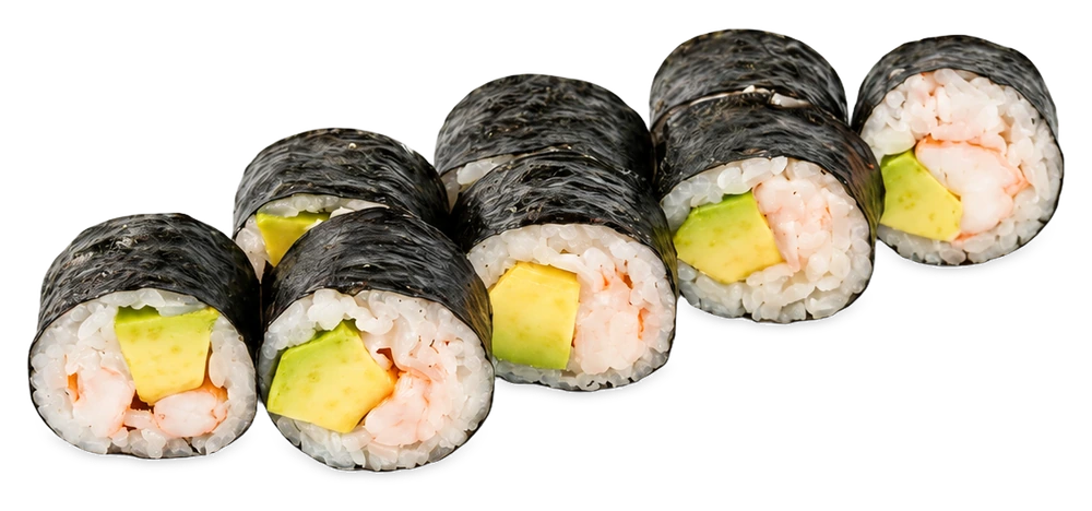 Маки с креветкой